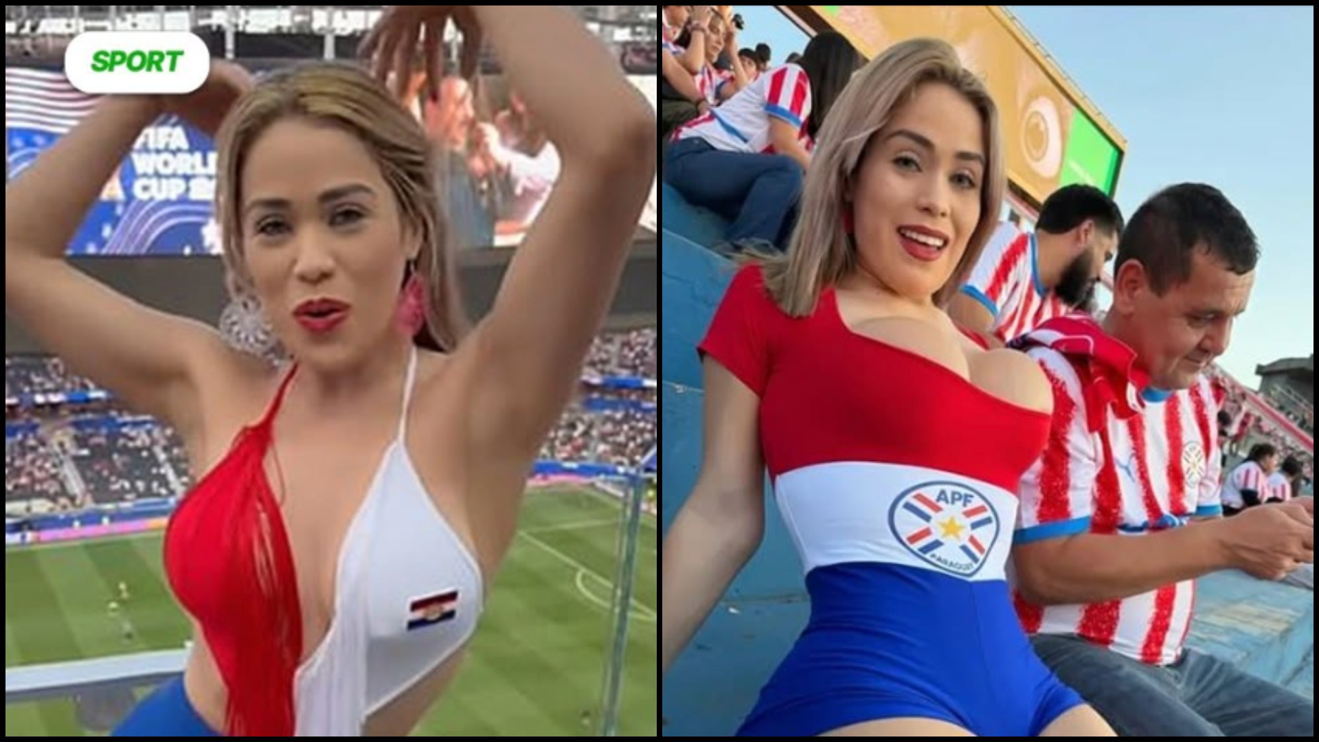 Influencerița paraguayană Marisol Olmedo atrage privirile la Mondial 2026