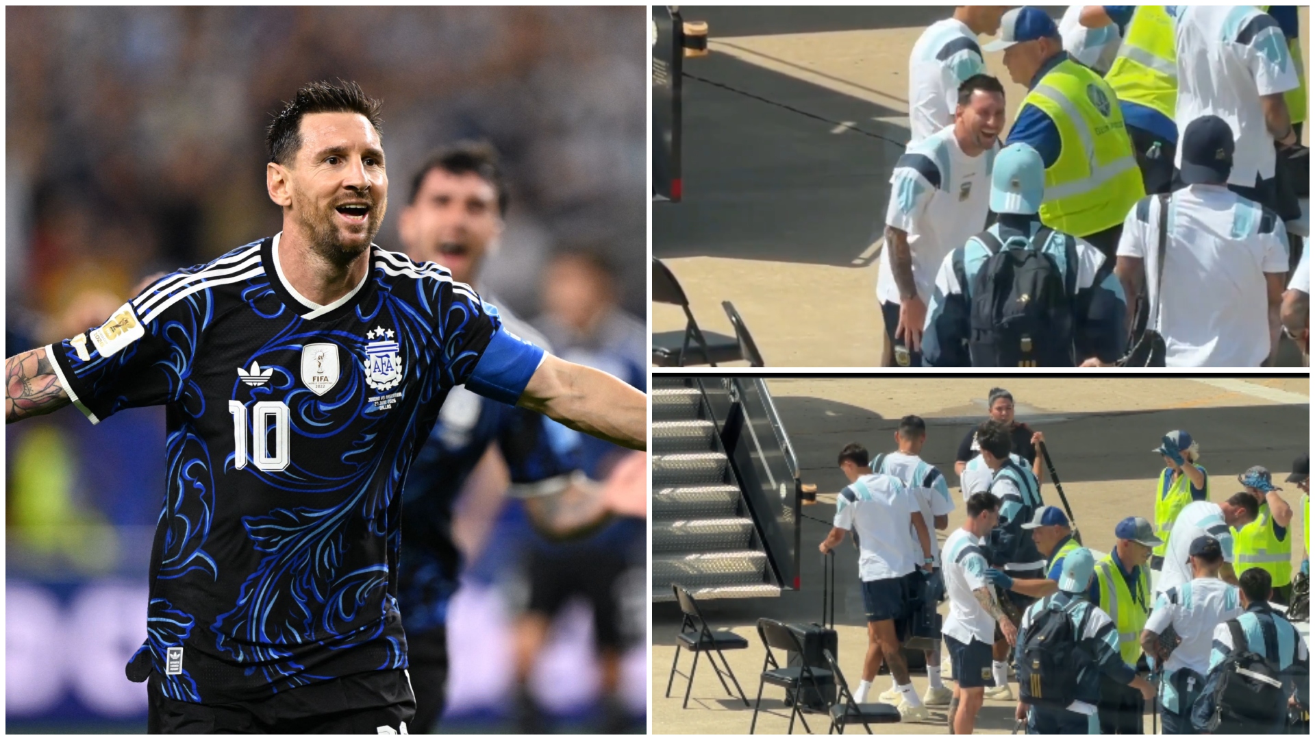 Messi, surprins râzând la controlul TSA înaintea meciului cu Capul Verde