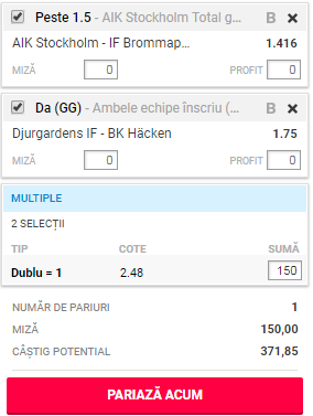 Bilet goluri 22 iulie 2018. Reușitele vin din nord duminică