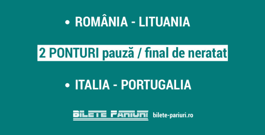 2 ponturi pauză / final pentru sămbătă, 17.11.2018. Cotele de neratat din Nations League